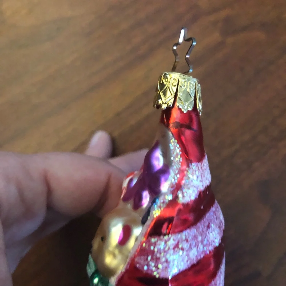 Christopher Radko glass stocking ornament